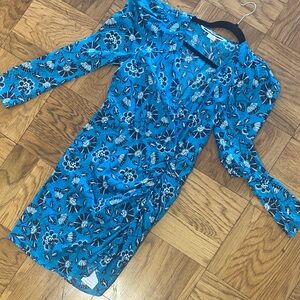 Veronica Beard Sample Floral Wrap Dress